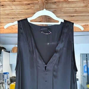 Calypso Black Satin dress